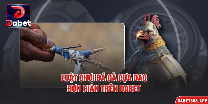 Luật chơi đá gà cựa dao đơn giản trên Dabet